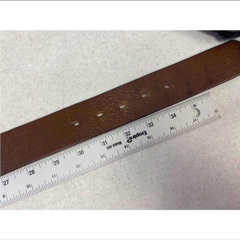 🚫SOLD🚫 J. CREW genuine leather silver buckle belt - Picture 5 of 5